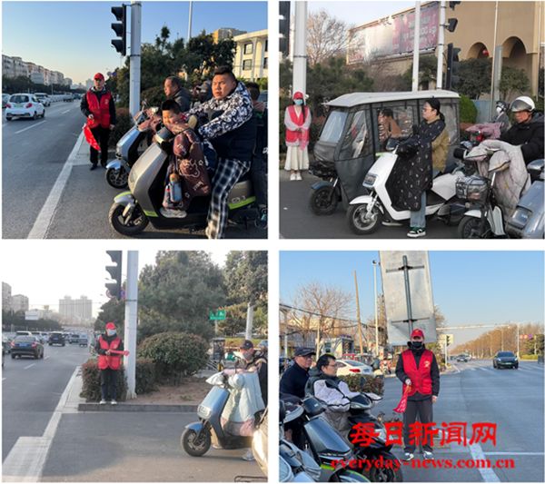 焦作金盾保安机关党支部开展交通疏导志愿服