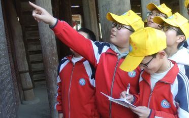 图话|千名师生走进万荣东岳庙开展古建研学